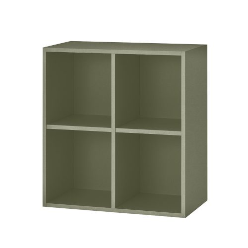 Boxie nyitott fali szekrény 80x80x37 cm zöld