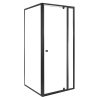 Flexi 90x90 cm sarokba szerelhető szögletes zuhanykabin zuhanytálca nélkül