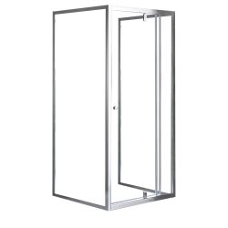  Flexi 80x90 cm falsíkra szerelhető aszimmetrikus zuhanykabin zuhanytálca nélkül