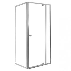  Flexi 80x90 cm sarokba szerelhető aszimmetrikus zuhanykabin zuhanytálca nélkül