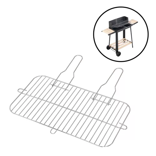Grillrács szögletes 53,5x28 cm