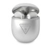 GUESS bluetooth fülhallgató SZTEREO v5.0, TWS, mikrofon, vízálló töltőtok EZÜST