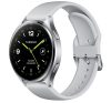 XIAOMI Watch 2 okosóra 46mm, szilikon szíj, aktivitásmérő, pulzusmérő, 160 sportmód, vízálló, 5 ATM EZÜST
