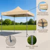 Összecsukható kerti pavilon 3x6 m bézs