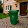 Hulladéktároló 120L zöld