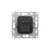 Nova kereszt kapcsoló 10A 250V 107 szürke