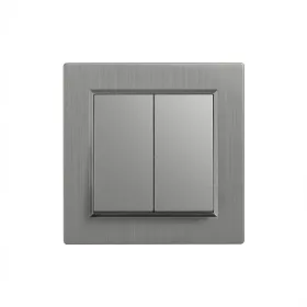 Nova csillárkapcsoló 10A 250V 105 szürke kerettel