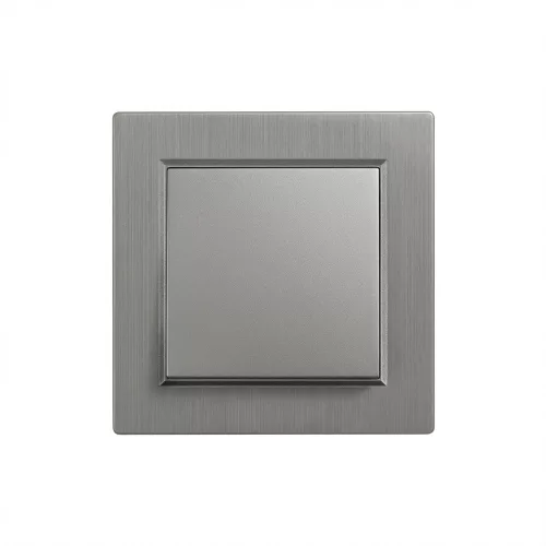 Nova kereszt kapcsoló 10A 250V 107 szürke kerettel