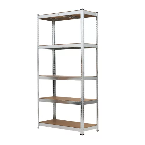 Nagy teherbírású polc 180x90x30 cm 175 kg króm