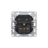Nova csatlakozóaljzat USB csatlakozóval fehér
