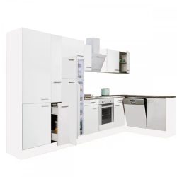   Yorki 370 sarok konyhabútor alsó sütős felülfagyasztós hűtős kivitelben