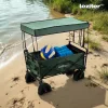 Strandkocsi prémium tető zöld