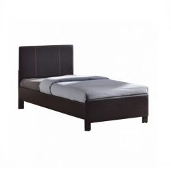 Egyszemélyes ágy ágyráccsal 90x200 cm LT0280 fekete