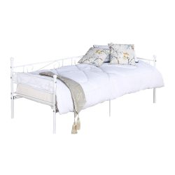 Egyszemélyes ágy 90x200 cm LT0299 fehér