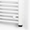 Íves törölközőszárító radiátor 1000x500 mm fehér