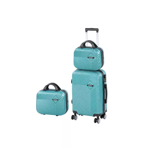 TraveLux Pro XI gurulós bőrönd szett lagúnakék