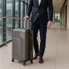TraveLux Pro XIII gurulós bőrönd szett rosegold