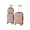 TraveLux Pro XVIII gurulós bőrönd szett rosegold