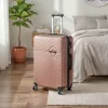TraveLux Pro XX gurulós bőrönd szett rosegold