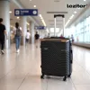 TraveLux Urban XVII gurulós bőrönd szett fekete