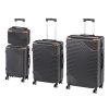 TraveLux Urban XXV gurulós bőrönd szett fekete