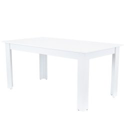 Yorki Standard étkezőasztal 160x90 cm fehér