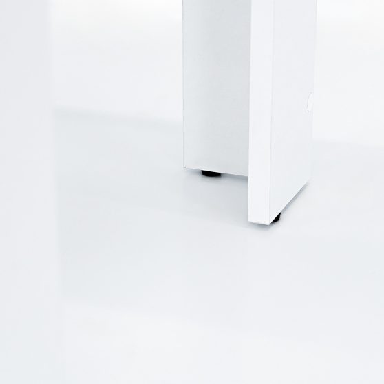 Yorki Standard étkezőasztal 86x60 cm fehér