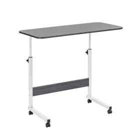 Állítható magasságú laptopasztal 80x40 cm fekete