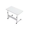 Állítható magasságú laptopasztal 80x40 cm fehér