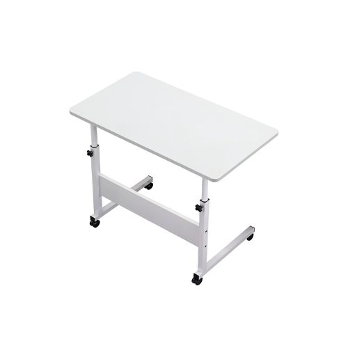 Állítható magasságú laptopasztal 80x40 cm fehér