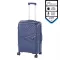 TraveLux Endure közepes bőrönd keményfedeles 68x45x25 cm sötét kék