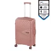 TraveLux Endure közepes bőrönd keményfedeles 68x45x25 cm barackrózsaszín