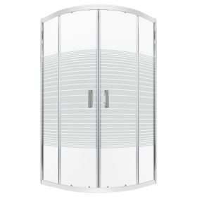 Madera 80x80x165 íves zuhanykabin tálca nélkül