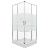 Madera 80 szögletes zuhanykabin tálcával 80x80x206 cm