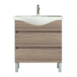   Seneca 85 cm-es bútorhoz alsószekrény, mosdóval, Rauna szil