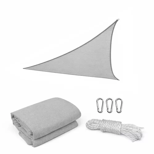 Rana napvitorla háromszög alakú 3x3x3 m szürke