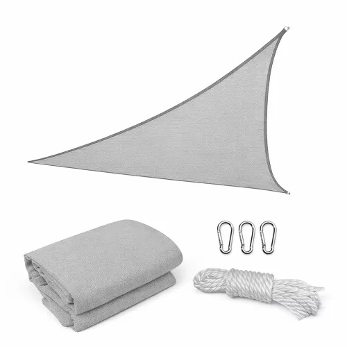 Rana napvitorla háromszög alakú 4x4x4 m szürke