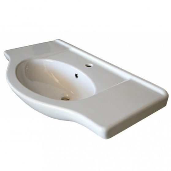 Nerva 105 komplett fürdőszoba bútor tükörfényes fehér