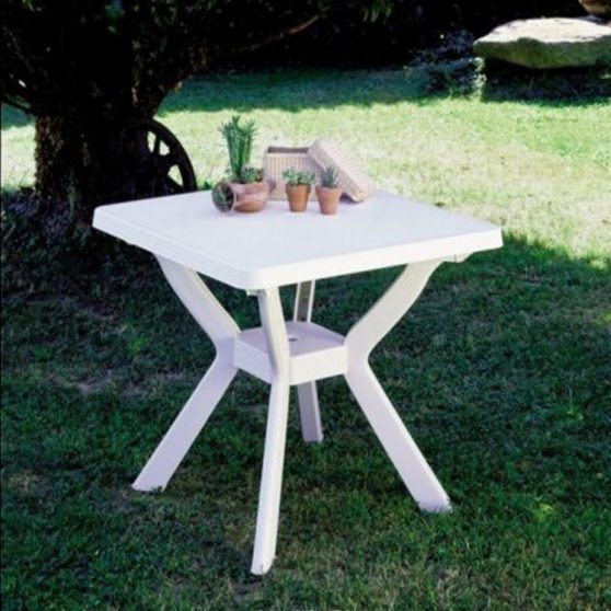 NILO 80x80 cm-es asztal fehér