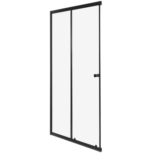 Olga SQ Element 100 zuhanyajtó fekete