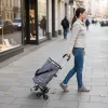 Gurulós bevásárlótáska 30 literes, háromkerekű, összecsukható