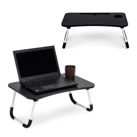 Laptop asztal 60x40 cm fekete