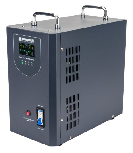 Szünetmentes tápegység UPS LCD 5000VA 4000W Központi fűtéshez PM-UPS-5000MP