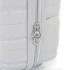 TraveLux Voyager kisméretű kézi bőrönd keményfedeles 26x31x14 cm szürke