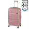 TraveLux Voyager nagy bőrönd keményfedeles 76x50x29 cm mályvarózsaszín