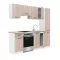 Praktik 210 konyhabútor fehér korpusz, sonoma tölgy front