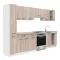 Praktik 270 konyhabútor fehér korpusz, sonoma tölgy front