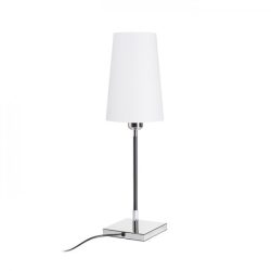 LULU asztali lámpa fehér/fekete króm 230V E27 28W