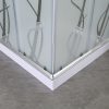 Spirit BAMBOO 90x90 szögletes zuhanykabin, erősített akril zuhanytálcával