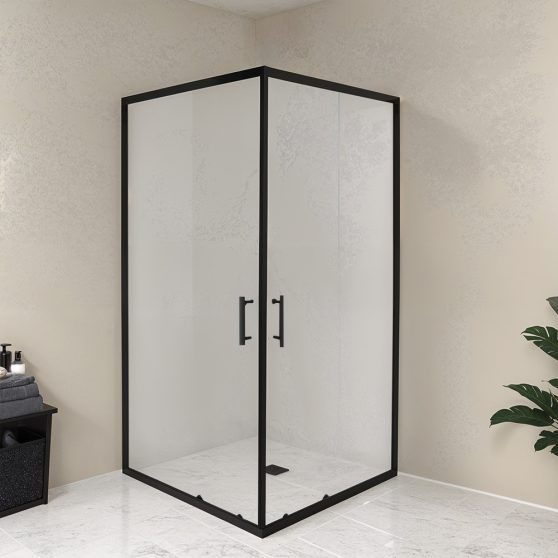 Spirit Clear 90x90 cm szögletes zuhanykabin, zuhanytálca nélkül